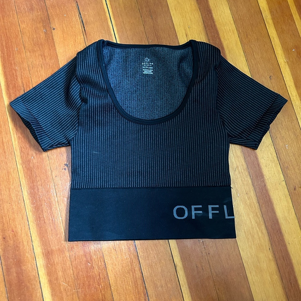 Aerie cropped workout top